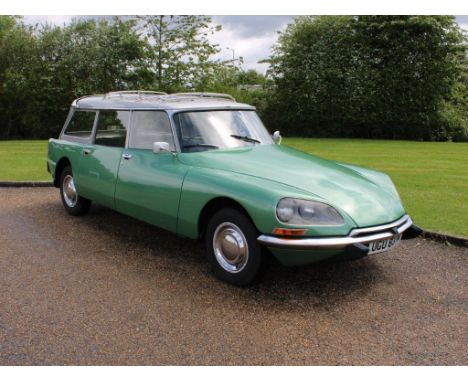 1973 Citroen DS20 SafariMake: CitroenModel: DS 20Year: 1973Mileage: 95627VIN: 8408131Configuration: Right Hand DriveRegistrat