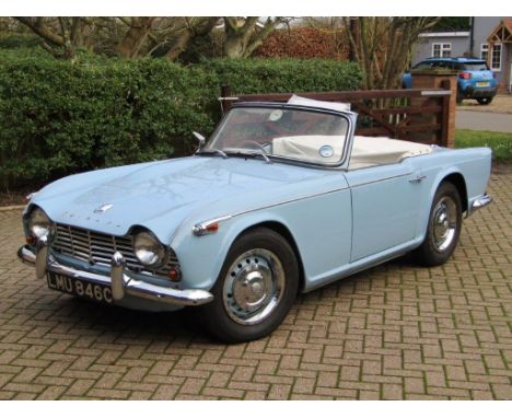 1965 Triumph TR4 Make: Triumph Model: TR4Year: 1965Mileage: 12963VIN: CT33979Configuration: Right Hand DriveRegistration: LMU
