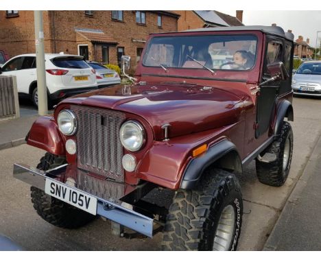 1980 Jeep CJ-5 LHDMake: Jeep Model: CJ-5 Year: 1980Mileage: 101927VIN: J0M83AC058335Configuration: Left Hand DriveRegistratio