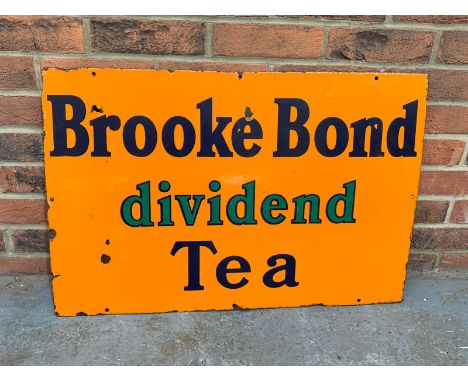 Brooke Bond Dividend Tea Enamel SignMake: Contact AuctioneerModel: Contact AuctioneerYear: 0Mileage: 0VIN: Contact Auctioneer