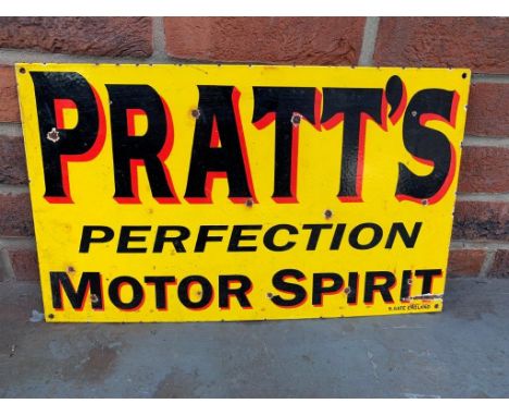 Pratts Motor Spirit Enamel SignMake: Contact AuctioneerModel: Contact AuctioneerYear: 0Mileage: 0VIN: Contact AuctioneerConfi