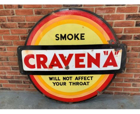 Original Craven A" Circular Enamel Sign"Make: Contact AuctioneerModel: Contact AuctioneerYear: 0Mileage: 0VIN: Contact Auctio