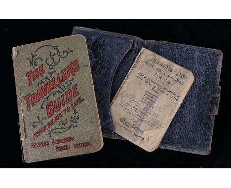 Late Victorian/Edwardian edition of The Travellers Guide From Death to Life Soldiers Regulation Pocket Book, published by The