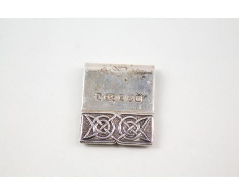 .925 sterling scottish silver celtic money clip