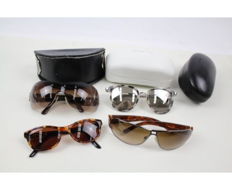 Designer Sunglasses Glasses Inc Prada, Bvlgari, Michael Kors , Cases x 4