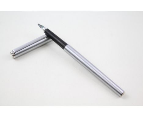 MONTBLANC Slimline Brushed Steel Rollerball / Felt Pen