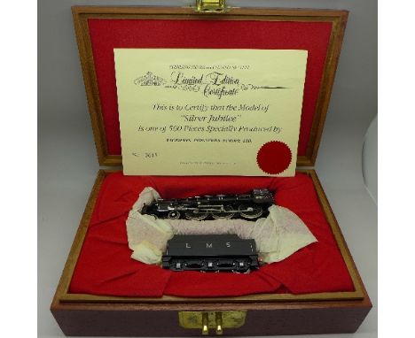 A Bachmann limited edition Silver Jubilee locomotive, boxed with certificate