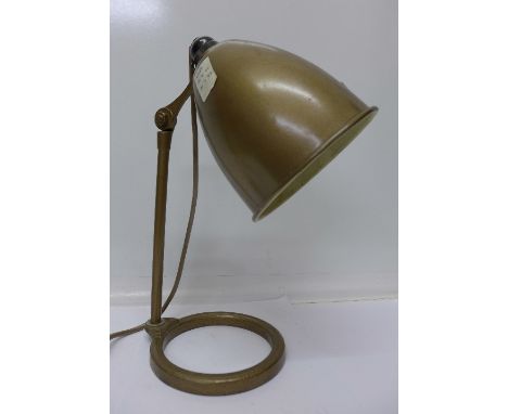 An anglepoise lamp