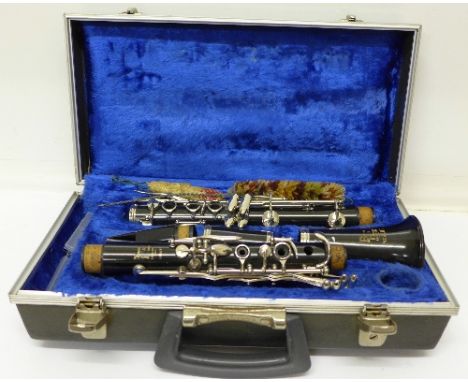 A Boosey & Hawkes cased clarinet