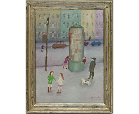 Mühlenhaupt, Curt (1921 Klein Ziescht- Berlin 2006) Berlin, Kreuzberg. Öl/Lwd., re. u. sign. und dat. 1974. Ca. 40x 30 cm. R.