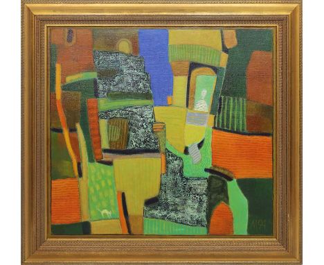 Mintchev, Mintcho (um 1994) "REZERVE III", so verso betitelt. Öl/Lwd., re. u. monog. und dat. (19)94. 80x 85 cm. R.