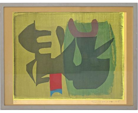 Camaro, Alexander (1901 Breslau-Berlin 1992) Abstrakte Komposiiton (1965). Farbsiebdruck (Altersspuren), re. u. mit Bleistift