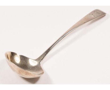 A George III silver provincial Old English gravy ladle, by Cattle &amp; Barber, York 1810, 17.5cm, 56.2gm 