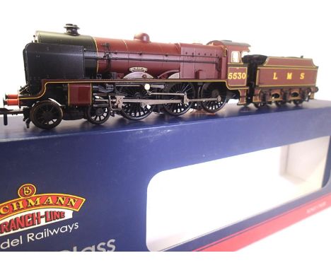 Bachmann 31-204 Patriot Class 5530 Sir Frank Ree, LMS red in near mint condition (storage marks to box). P&amp;P Group 1 (£14