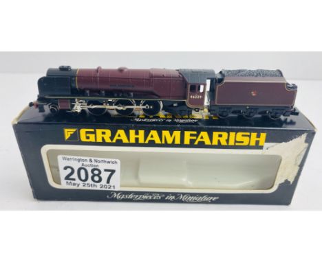 Graham Farish N Gauge 46229 Steam Locomotive Boxed (wrong box) - P&amp;P Group 1 (£14+VAT for the first lot and £1+VAT for su