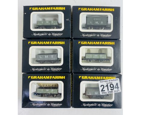 6x Graham Farish N Gauge Assorted Wagons All Boxed - P&amp;P Group 1 (£14+VAT for the first lot and £1+VAT for subsequent lot