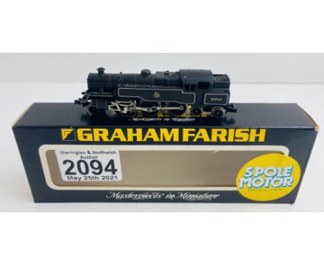 Graham Farish N Gauge 2-6-4 BR Tank Locomotive Boxed (wrong box no inner) - P&amp;P Group 1 (£14+VAT for the first lot and £1