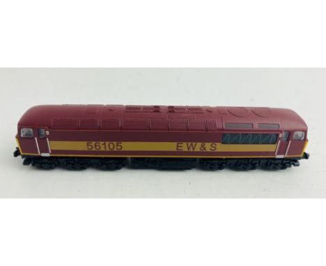Graham Farish N Gauge EWS Class 56 Locomotive Unboxed  - P&amp;P Group 1 (£14+VAT for the first lot and £1+VAT for subsequent
