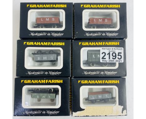 6x Graham Farish N Gauge Assorted Wagons All Boxed - P&amp;P Group 1 (£14+VAT for the first lot and £1+VAT for subsequent lot