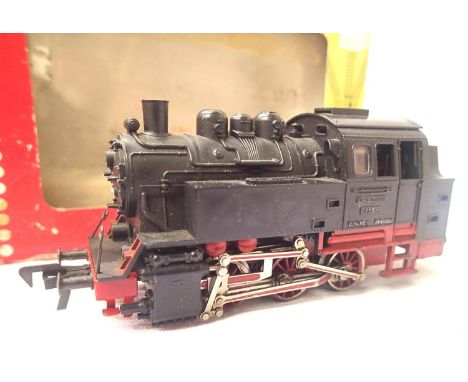 Fleischamnn 1321 HO scale 0.6.0 shunter 80-005 DB Black in very good - excellent condition, box is poor. P&amp;P Group 1 (£14