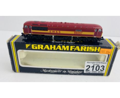 Graham Farish N Gauge Class 56 057 'British Fuels' Locomotive Boxed  - P&amp;P Group 1 (£14+VAT for the first lot and £1+VAT 