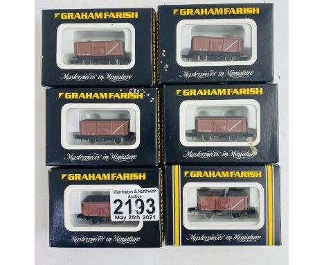6x Graham Farish N Gauge Assorted Wagons All Boxed - P&amp;P Group 1 (£14+VAT for the first lot and £1+VAT for subsequent lot