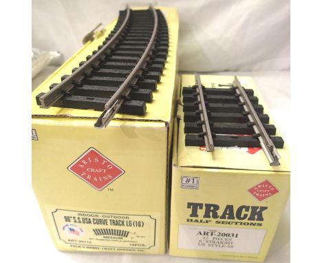 Aristocraft USA style gauge 1 (45 mm) track, indoor or outdoor use, to make approximately 8ft x 6ft, in very good - excellent
