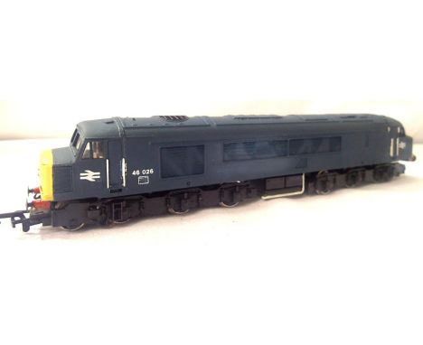 Bachmann class 46 blue, 46026 in fair - good condition, unboxed. P&P Group 1 (£14+VAT for the first lot and £1+VAT for subseq