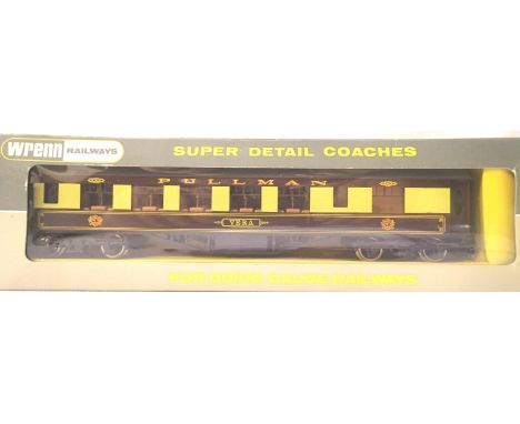 Wrenn W6002 Pullman car first, Aries, umber brown, near mint condition, box is fair - good. P&amp;P Group 1 (£14+VAT for the 
