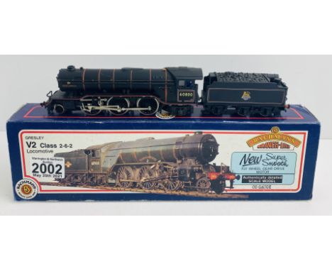 Bachmann OO Gauge Green Arrow Locomotive Boxed (No instructions) - P&amp;P Group 1 (£14+VAT for the first lot and £1+VAT for 