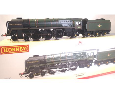 Hornby R3191 Duke of Gloucester 71000, BR Green, Late Crest in near mint condition, boxed. P&amp;P Group 1 (£14+VAT for the f