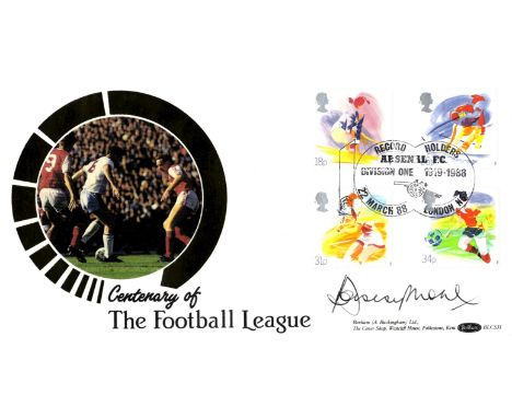 MOORE BOBBY: (1941-1993) English Footballer, Captain of the England World Cup winning team, 1966. Signed First Day Cover comm