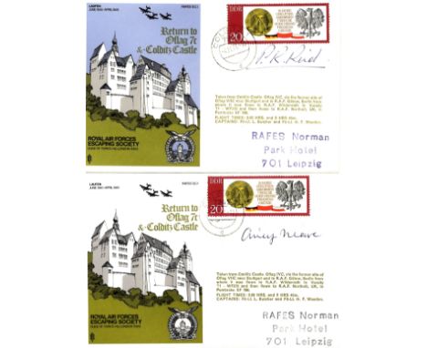 REID PAT: (1910-1990) British Army Officer of World War II, a Prisoner of War held at Colditz Castle. Reid was one of the few