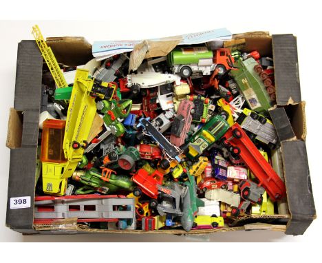 A large quantity of vintage die cast collectors toys