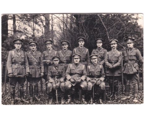 Army Service Corps 1st/3rd West Lancs Field Ambulance - quality unit (II) photo postcard - annotated with details in ink on t