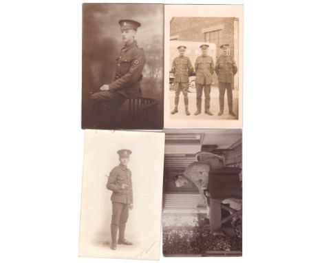 Royal Army Musical Corps WWI-RP range of the portraitor small group postcard(4)