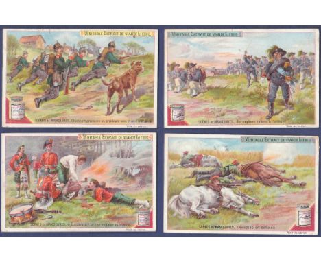 Liebig Army Manoeuvres 1896 set 6 S0483 vg French Language-early set Cat £65