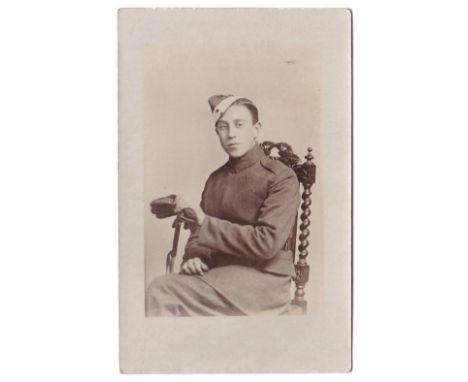 Royal Flying Corps WWI-fine portrait photograph-seated-early image