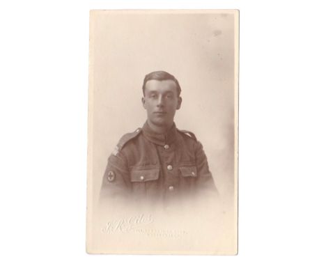 Royal Army Medical Corps WWI RP Private, photo Giles, Northampton