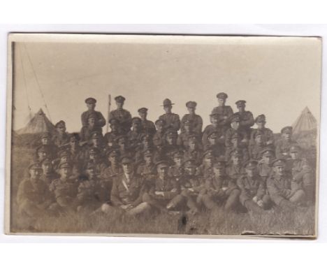 Royal Army Medical Corps WWI Field Hospital Staff RP card - in SD - a Canadian included.