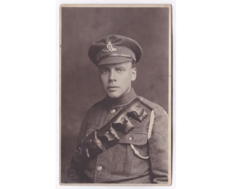 Royal Field Artillery - a very fine uniformed portrait card, Photo Calvert, Birmingham.