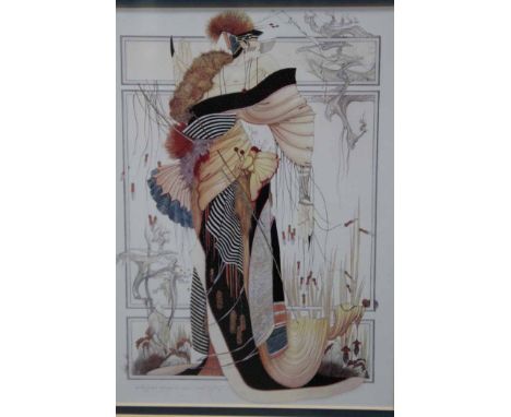 PRINT AFTER  J.C. GRAHAM ILLINGWORTH (BRITISH b.1953), 
THE WAY FORWARD 
25cm x 18cm 
Mounted, framed and under glass