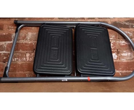 GREY METAL 2 STEP KITCHEN STEP