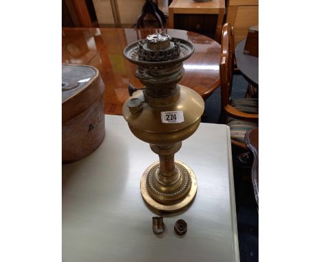 BRASS OIL LAMP A/F