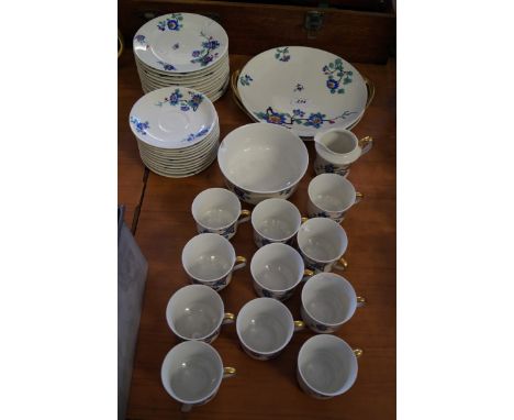 A Limoges porcelain tea service.