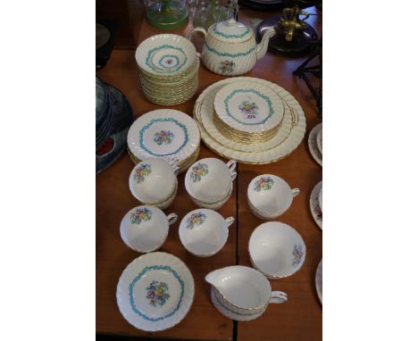A Minton bone china Ardmore pattern tea service.