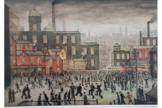 L S Lowry 1887 1976 Artist Signed Limited Edition Colour