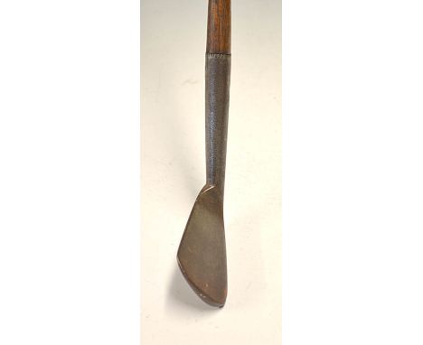 R White St Andrews lofter c.1890 with 4.5" hosel original wrap on grip with underlisting