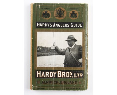 Hardy's Anglers' Guide 1925 47th Edition Hardy's confirming interests, internally clean with light wear and minor tears to co