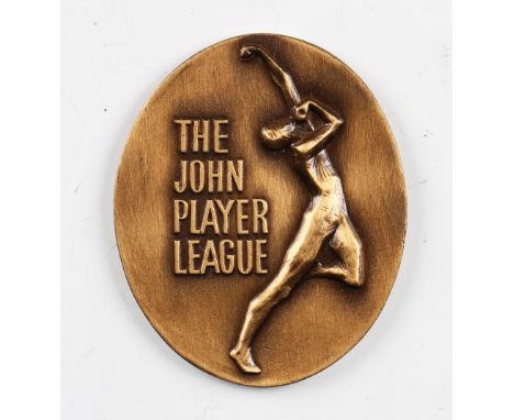 1982 Player's Player County League Cricket Medal: Leicestershire CC came 3rd place in the league, medal named to back K Higgs